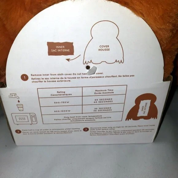 Tiny Love + Carry Huggable Warmer Weighted Baby Sloth NEW - Picture 5 of 6